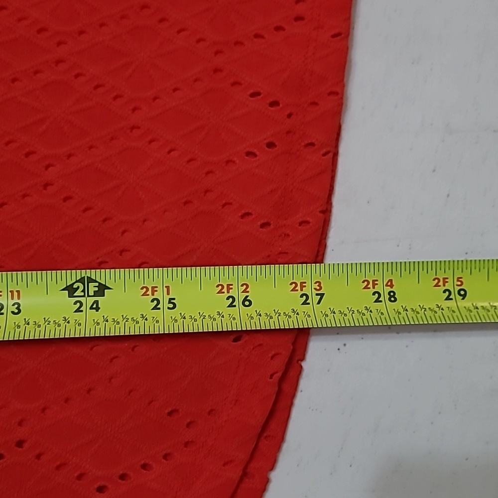 Ruby Rd Eyelet Ruffle Sleeve Blouse - Reddish Dar… - image 5